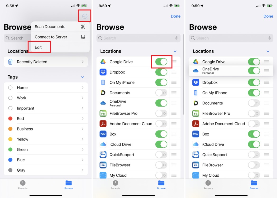 How to get to files on iPhone