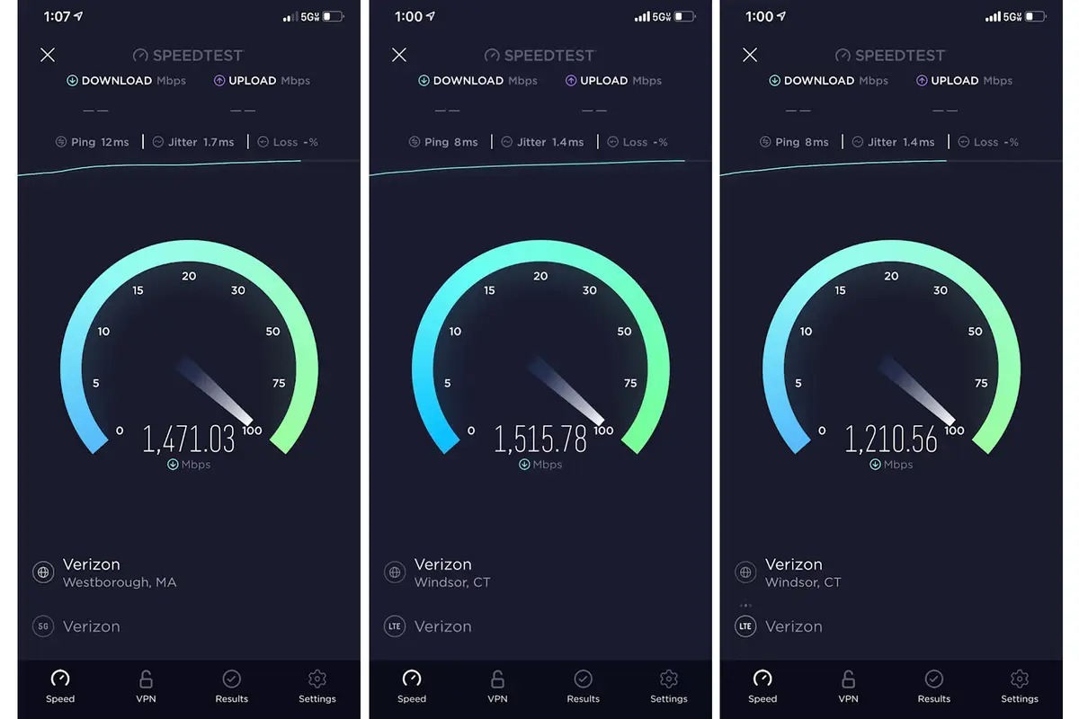 Which mobile devices support the speedier 5G versions?